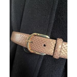 Ralph Lauren belt in bronze, snake effect, size L